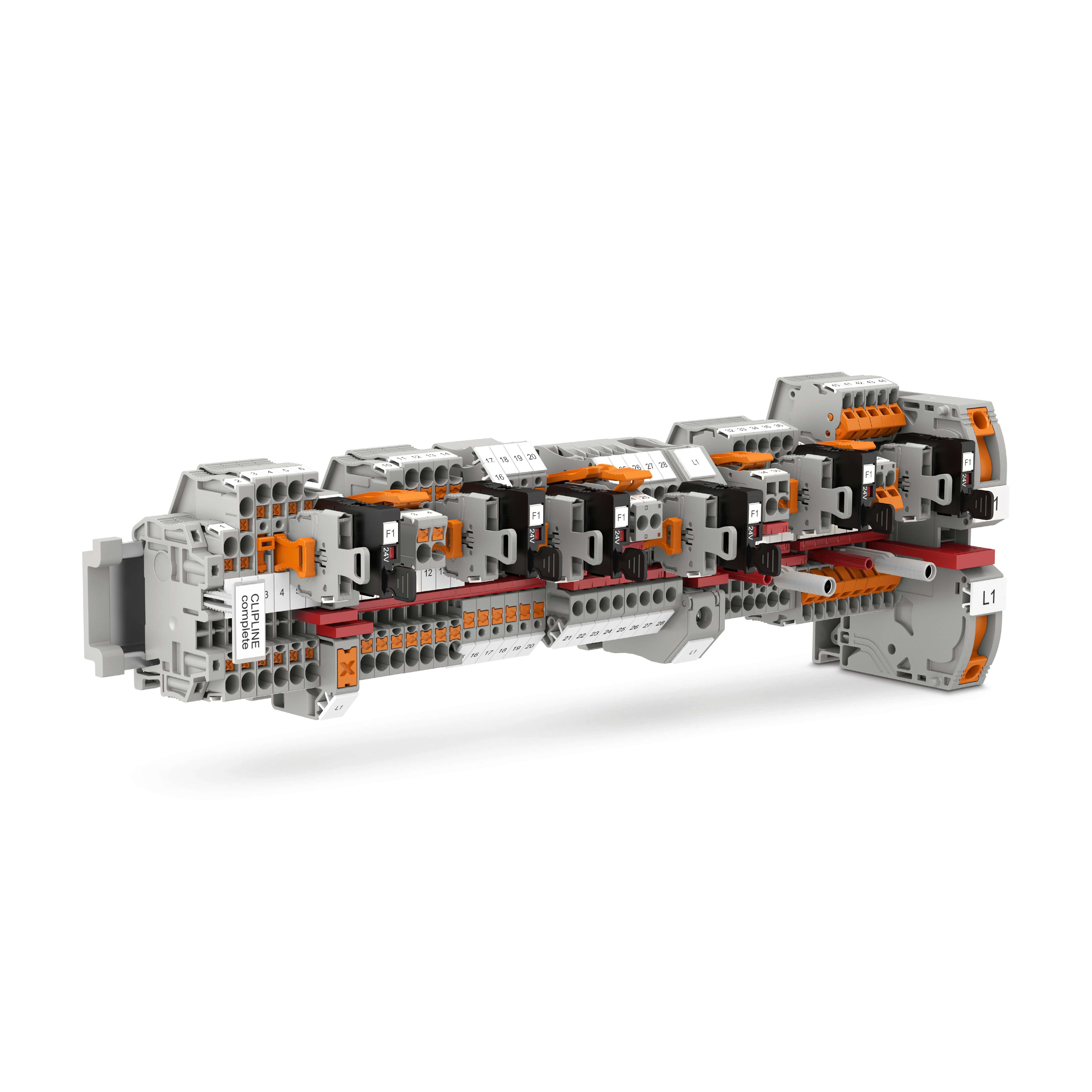 Terminal blocks with system