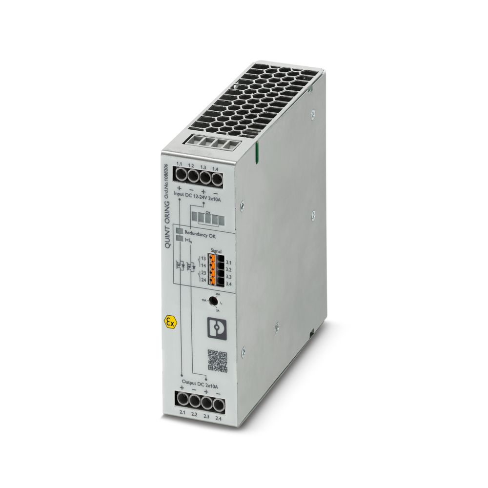 1088206 QUINT4-ORING 12-24DC 2X10 2X10 - Redundancy Module