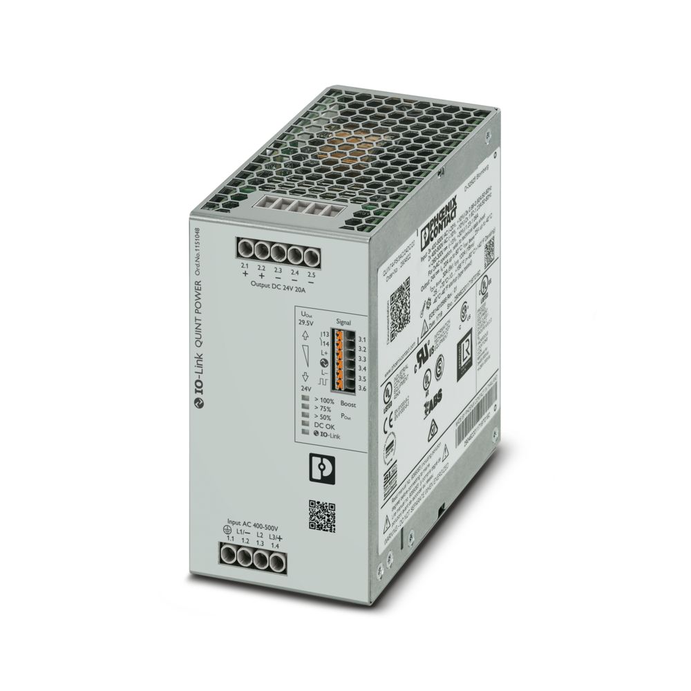 1151048 QUINT4-PS 3AC 24DC 20 IOL - Power supply