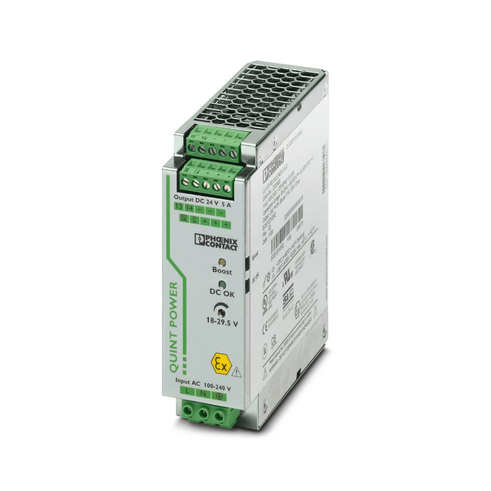 2320908 QUINT-PS 1AC 24DC 5 CO - Power Supply, with Protective Coating