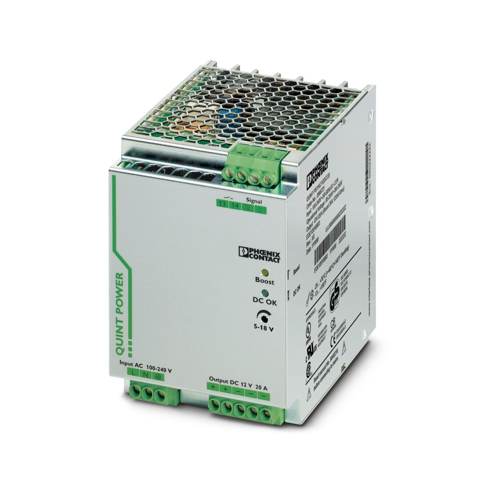 2866721 QUINT-PS 1AC 12DC 20 - Power Supply Unit