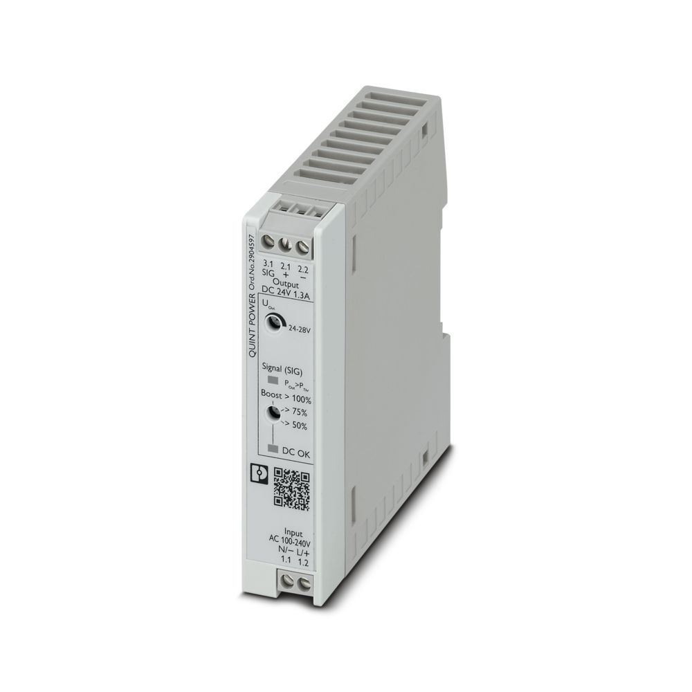 2904597 QUINT4-PS 1AC 24DC 1.3 SC - Power Supply Unit