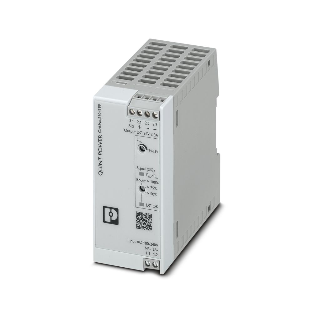 2904599 QUINT4-PS 1AC 24DC 3.8 SC - Power Supply Unit