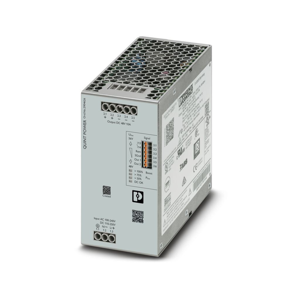 2904626 QUINT4-PS 1AC 48DC 10 CO - Power Supply Unit