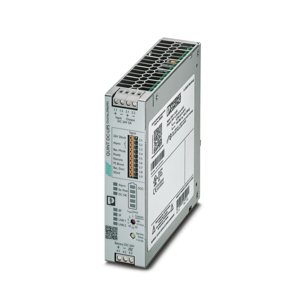 2906993 QUINT4-UPS 24DC 24DC 5 PN - Uninterruptible Power Supply