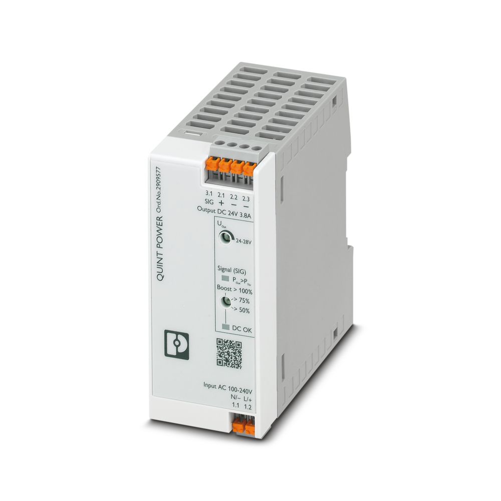 2909577 QUINT4-PS 1AC 24DC 3.8 PT - Power Supply Unit