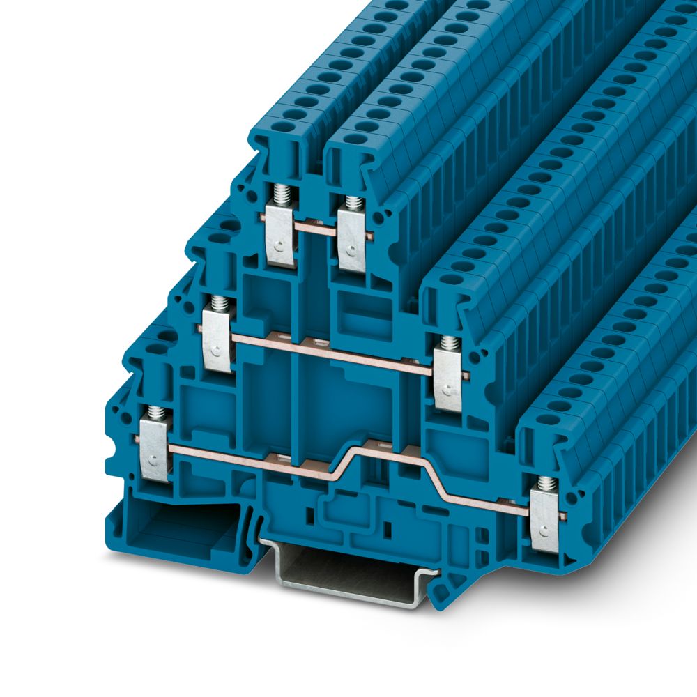 3002389 UT 2,5-3L BU - Multi-Level Terminal Block