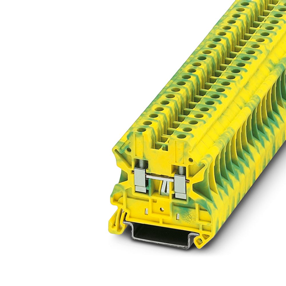 3044128 UT 4-PE - Protective Conductor Terminal Block