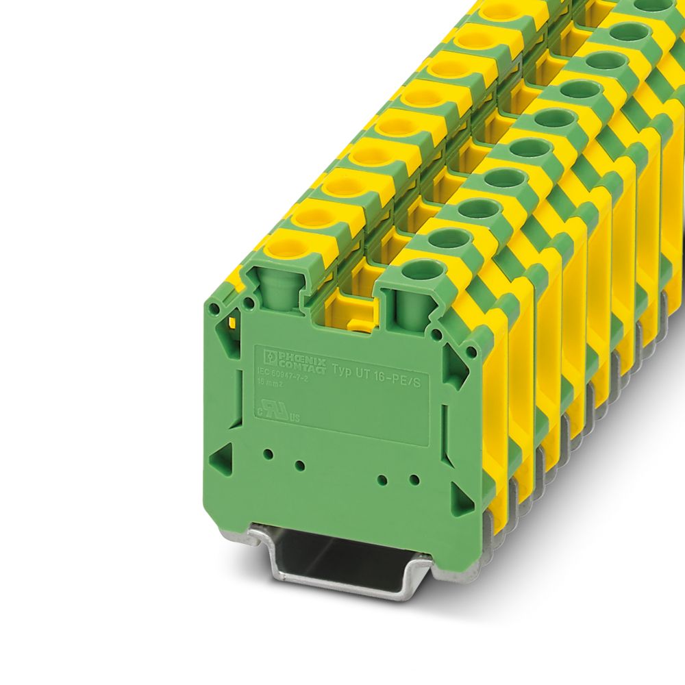 3215915 UT 16-PE/S - Protective Conductor Terminal Block